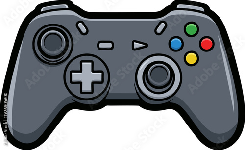 Modern video game controller for immersive gaming experience.