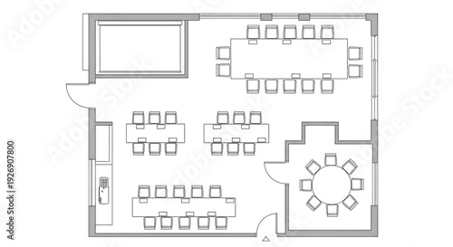 Professional isometric 3D render of a mid-century wooden chair
