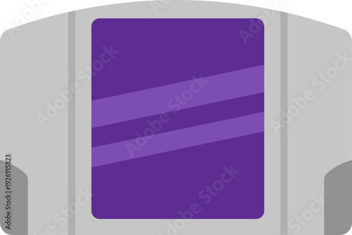 Simple Flat Design Game Console Cartridge Object Isolated Gaming Illustration