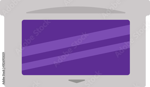 Flat Design Handheld Game Cartridge Detailed Entertainment Technology Item