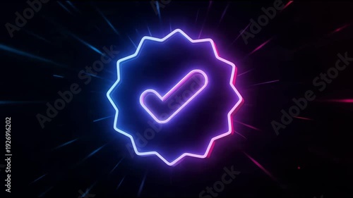 checklist icon 3d render blue circle button