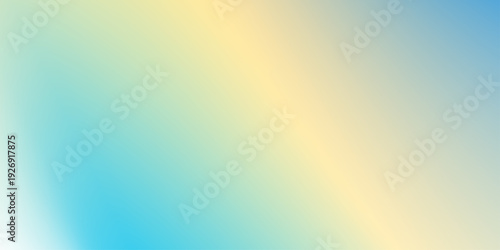 Soft Green Blue Yellow Gradient Abstract Background. Vivid blurred colorful wallpaper background. Pastel Smooth Gradient Background .  Trendy fluid wave 3d rendering. Abstract stylish blurred texture

