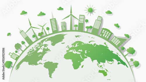 Global unity through sustainable and eco-friendly development initiatives worldwide