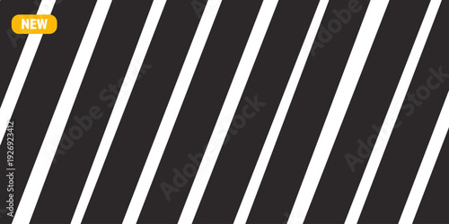 Slash line pattern high contrast black stripe background