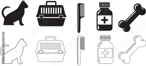 set of tools for cleaning