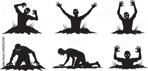 Zombies rising in chaos