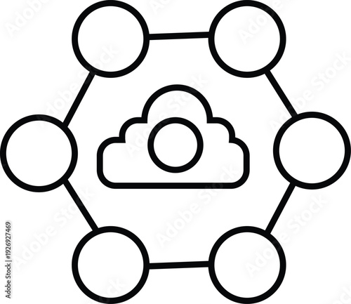 abstract molecule background