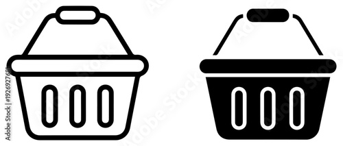 shopping basket store cart icon