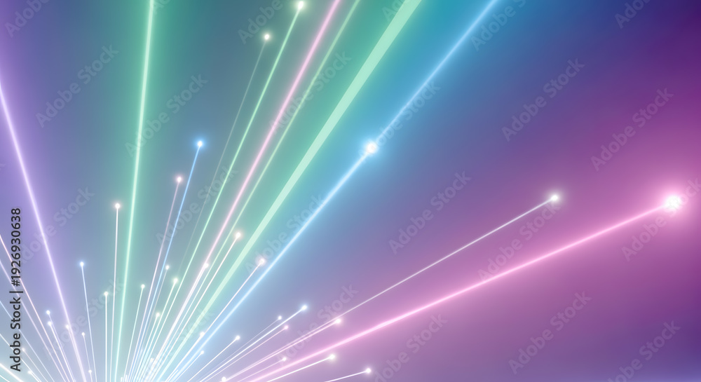 Fototapeta premium abstract colorful ray light shimmering background