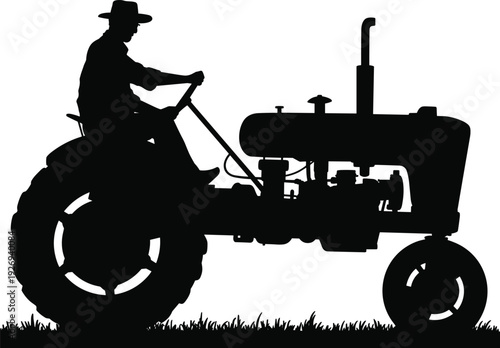 Collection of theater dancer silhouettes in formal attire with top hats, performing classic broadway and cabaret stage movements.