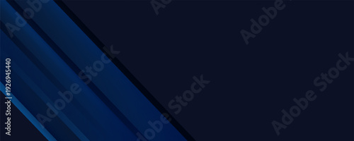 Dark blue modern business abstract background. Vector illustration design for presentation, banner, cover, web, flyer, card, poster, wallpaper, texture, slide, magazine, and powerpoint