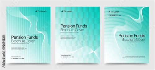 Modern Corporate Brochure Cover Template for Business Report & Booklet Cover Layouts