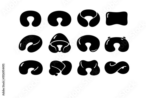 Abstract minimal symbol outline simple image vector flat icon travel contemporary generation