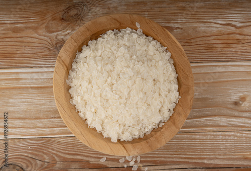 Photos Raw flattened rice