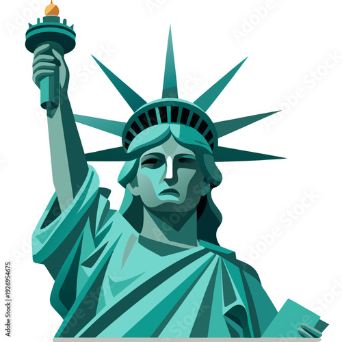 Iconic Statue of Liberty symbolizing freedom and democracy