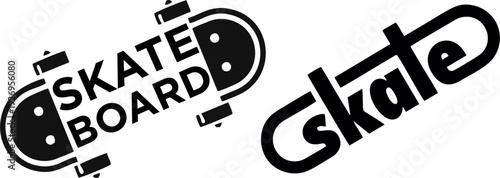 Skateboard and Skate Logo Design Concepts