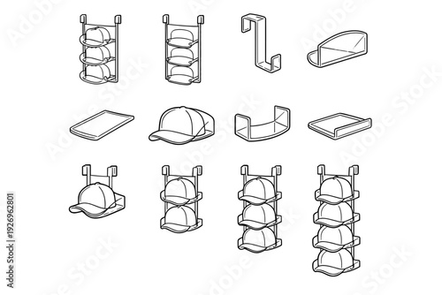Edges organizer proportions modern icon transparent vector hooks hat refined geometry