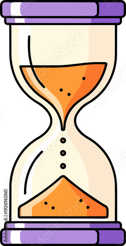 Hourglass Time Flow Vector No Background Transparent Background