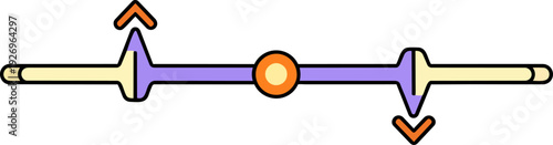 UI Slider Bar Vector No Background Transparent Background Control Element