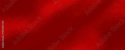 Vector red foil texture background. Abstract gradient bright and shiny light reflection rough texture surface. Vector illustration for background, backdrop, web, wallpaper, print and design artwork.