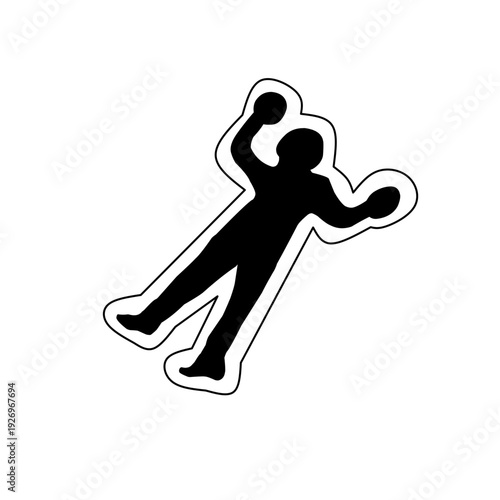 Dead body of crime scene human silhouettes of flat vector symbols, add corpse, victim, murder, death, forensic illustration
