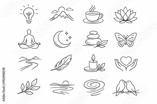 Controlled band stroke simple composed confident generation icon free image trace deliberate