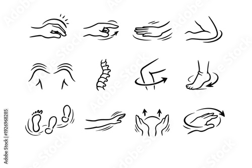 Icons natural curve pressure elbow trace line icon arc vector motion step