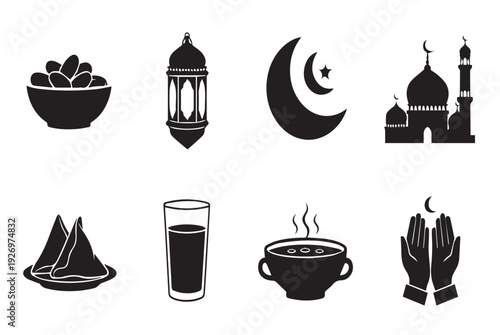 Islamic holy month celebration design ideal for restaurant promotions, invitations, and Ramadan campaigns.