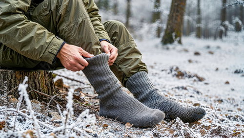Cozy Wool Socks for Snowy Adventures