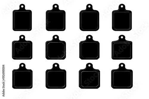 Edge chamfered simple generation ergonomic surface vector refined image board details proportions