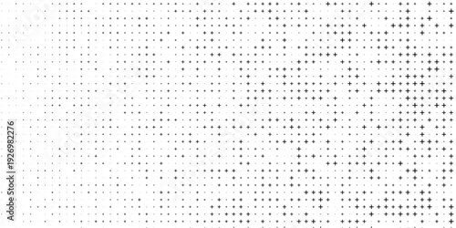 Dotted halftone gradient texture. Vanishing polka dot background. Repeating abstract modern art