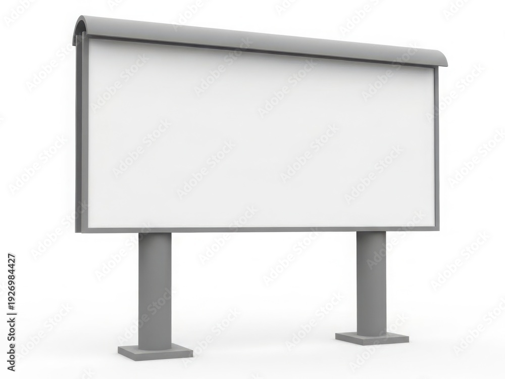 Obraz premium Large outdoor advertising billboard display