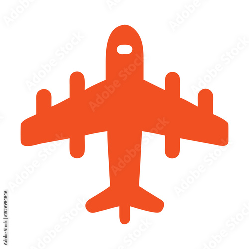 Modern Airplane Icon Set – Minimal Aircraft Silhouette Vector Collection for Travel and Aviation Design