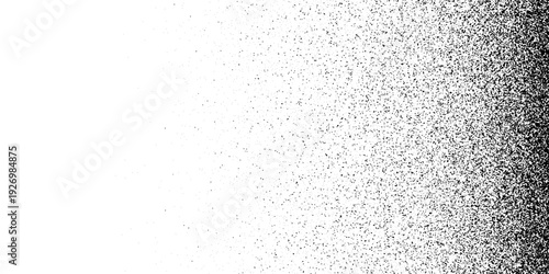 Noise grain background, pointillism dots gradient or dotwork pattern, vector stipple effect. Grain noise halftone or grainy texture or dotwork grain noise