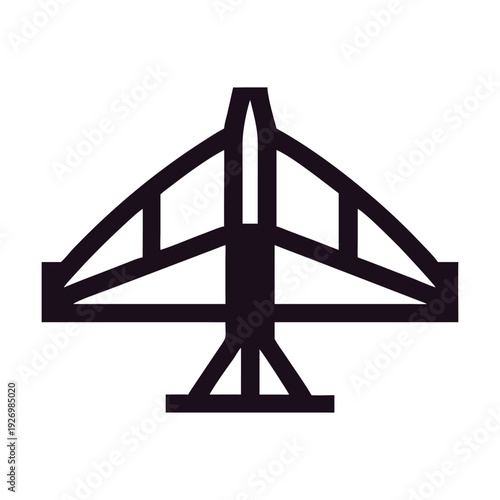 Modern Airplane Icon Set – Minimal Aircraft Silhouette Vector Collection for Travel and Aviation Design