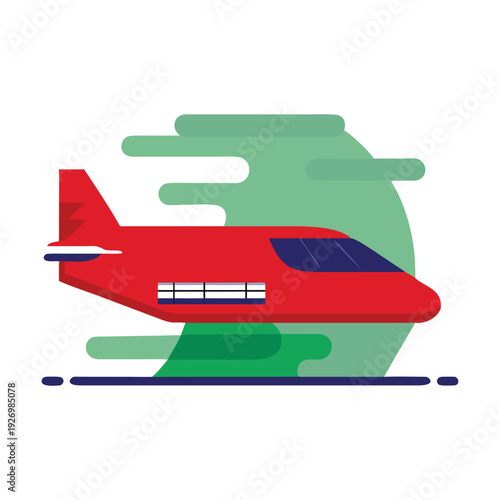 Modern Airplane Icon Set – Minimal Aircraft Silhouette Vector Collection for Travel and Aviation Design