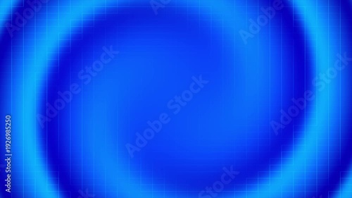Blue swirl gradient with soft glow and subtle grid shapes creating a smooth modern animation background for tech visuals and presentations digital art style
