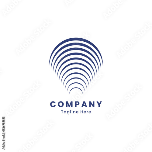 Modern Tunnel Logo Vector Template – Abstract Underground Passage Design