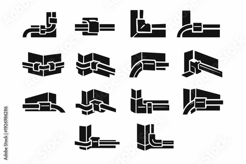 Organized detail solution image simple clip icon generation cable wiring smart corner