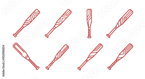A collection of stylized lipstick tubes arranged in a creative pattern isolated on transparent background, Vector
