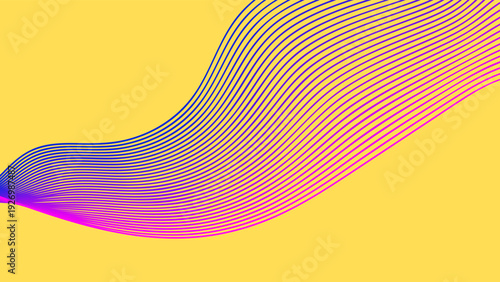 abstract background with overlapping wave geometric shapes in vibrant gradients. Modern colorful design for branding, wallpaper, posters, social media, and web layouts.