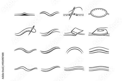Curve icon image generation smooth careful pass velvet simple vector splice reconcile