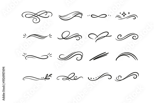 Expressive generation line simple quirky freeform image friendly curl icon accent trace