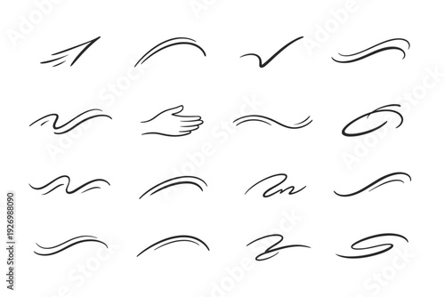 Penmotion casual icons calm easy outline vector mark quiet icon smooth warm