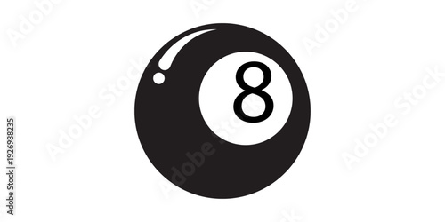 Billiard, pool balls set. Vector realistic snooker ball collection with numbers on white background