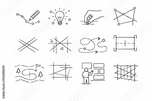 Points image gentle generation dots icon pencil simple scaffold alignment markers light