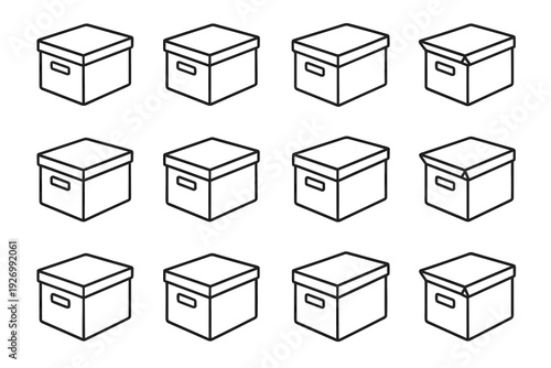 Soft foldable icons accessory fabric walls vector clean storage modern icon portable