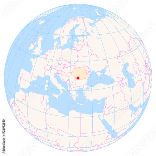 Fotografía Location Map of Craiova Int