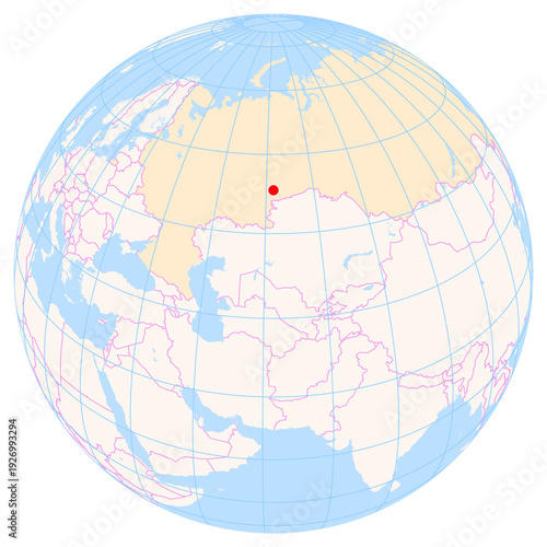 Foto Location Map of Chelyabinsk Airport (Chelyabinsk, Chelyabinsk, Russia)