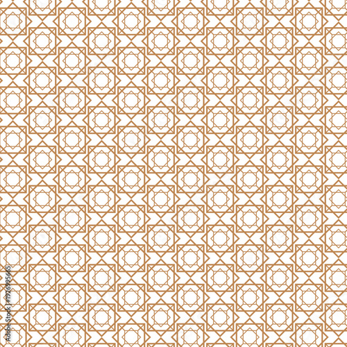 Seamless geometric pattern in authentic arabian style. Vector illustration
